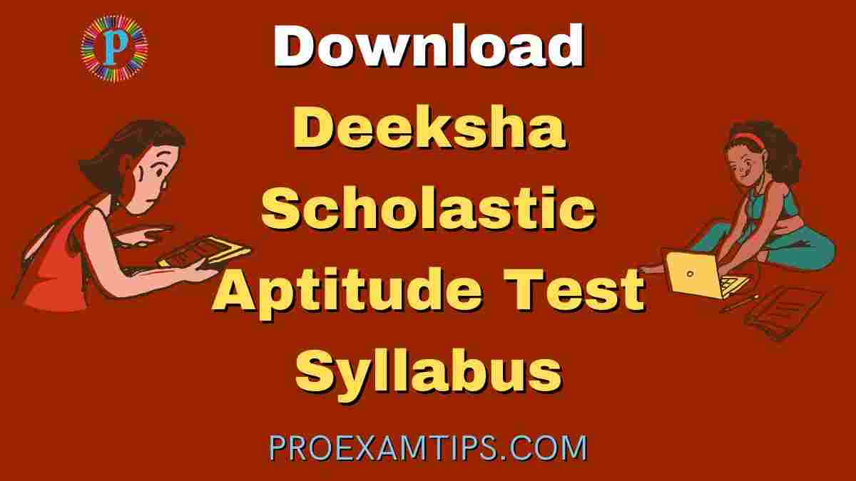 Syllabus For Aptitude Test