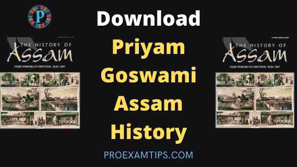 Priyam Goswami Assam History pdf